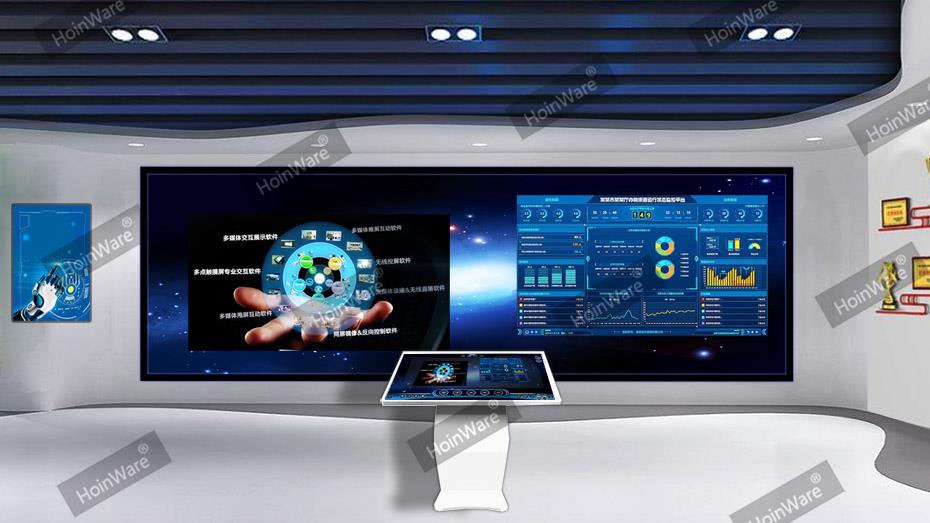 企业展厅互动软件，企业多屏幕互甩软件，多点触摸互动软件，多屏幕交互软件