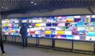 HoinWare炫互图片墙软件在大学科技展厅的应用，2X6超宽拼接屏呈现震撼互动体验